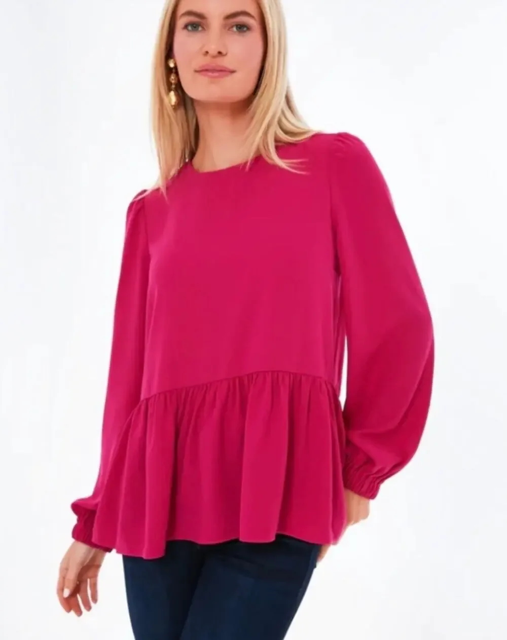 Tuckernuck Pomander Place Carlota Peplum Blouse